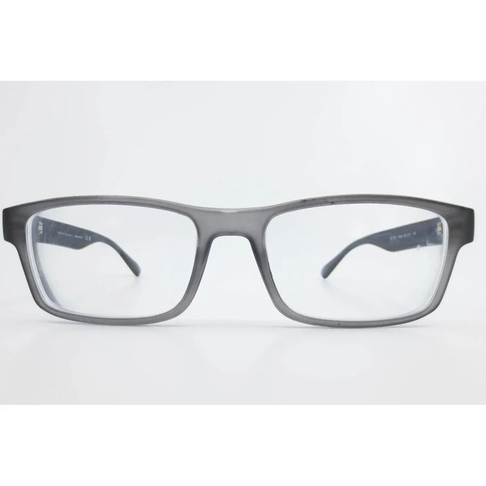 Armani Exchange AX 3070 8310 Matte Grey Rectangular Eyeglasses 55-18-140
